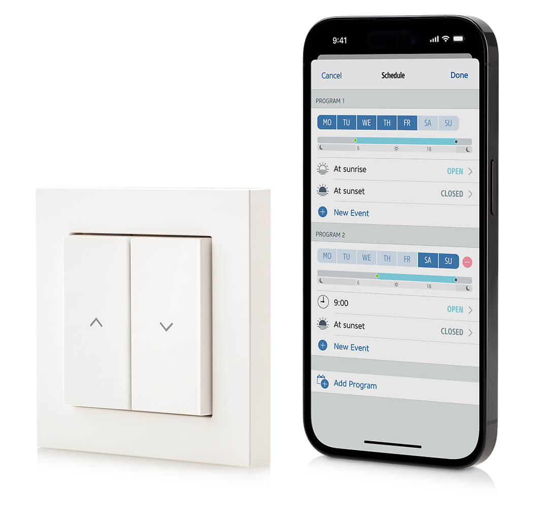 Matter Eve Shutter Switch