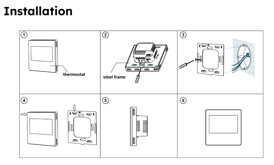 Zigbee MCO Home Fan Coil 4 Pipe Thermostat