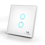 Zigbee MCO Home Glass Touch 2 Button Switch