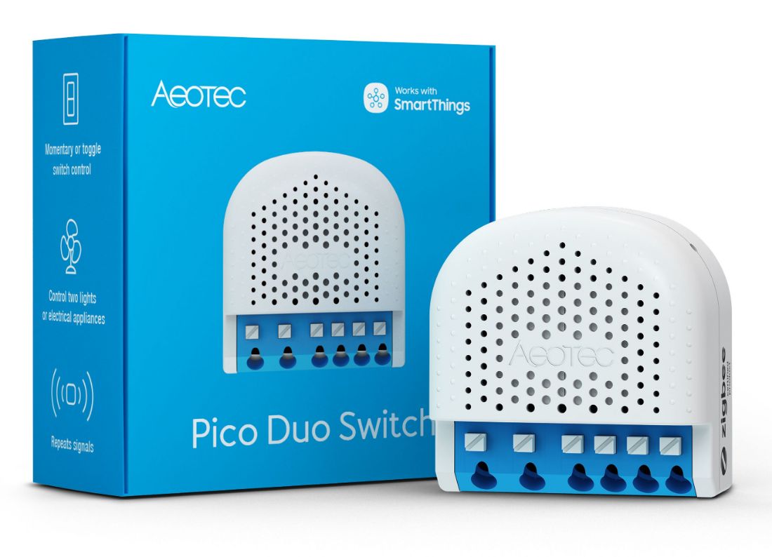 Zigbee Aeotec Interrupteur Pico Duo