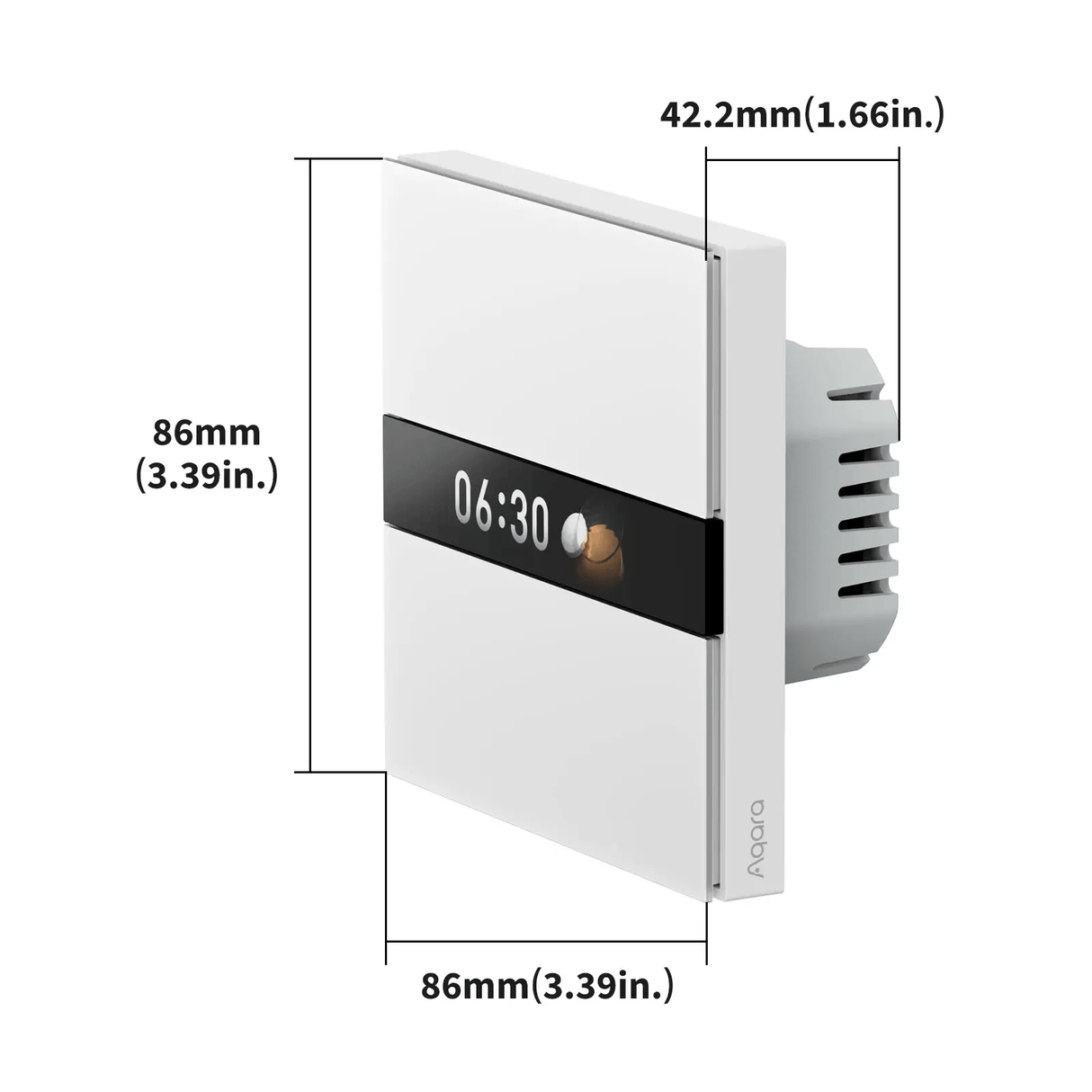 Zigbee Aqara Display Switch V1 - AQAZWS - K02D - Vesternet