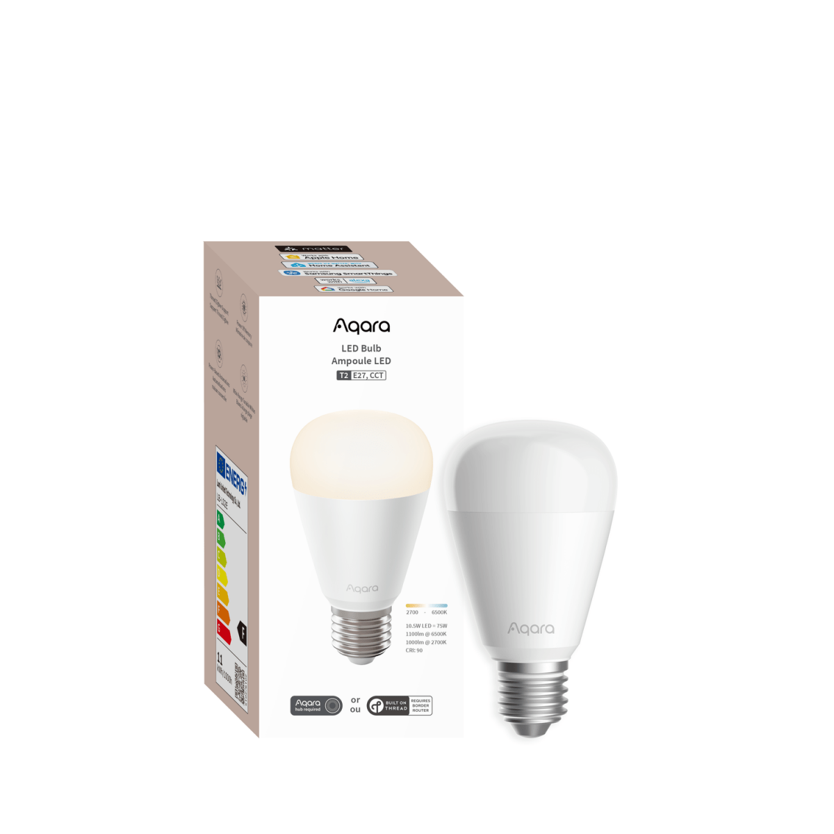 Zigbee LED Bulb T2 E27 CCT