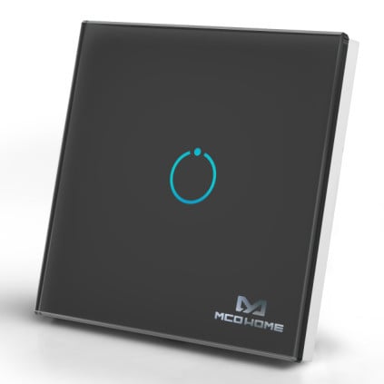Z - Wave Plus MCO Touch Panel Switch - One Load - MCOETPS411B - Vesternet