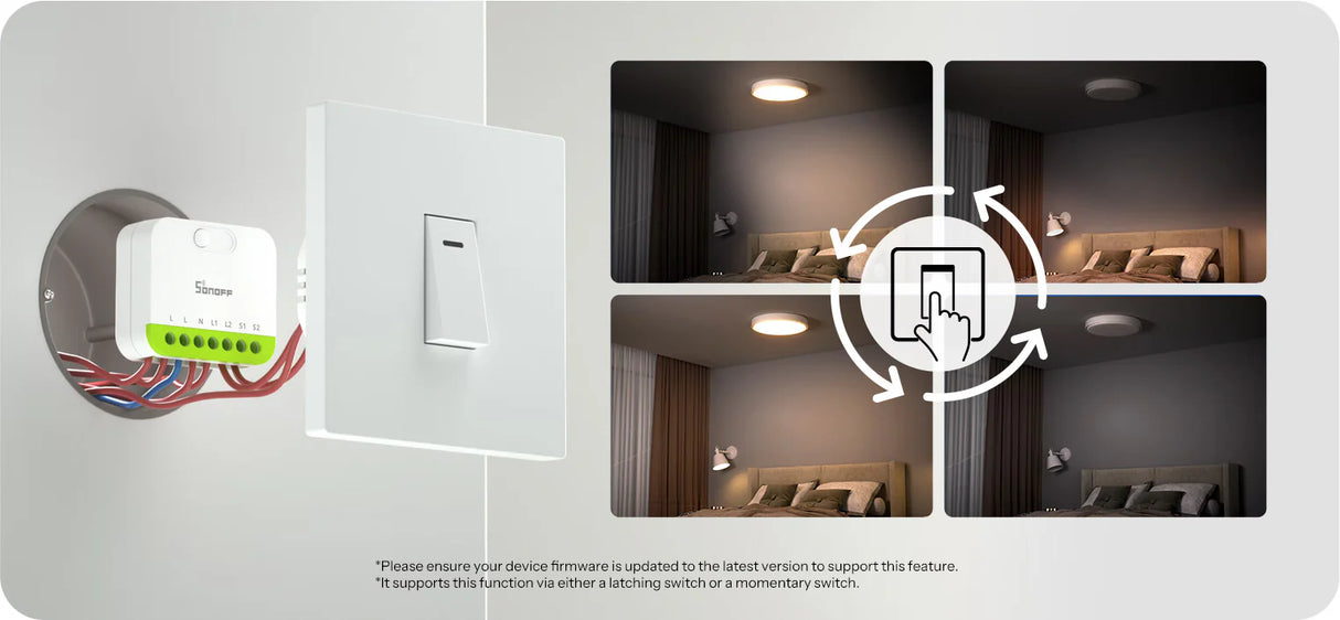 Zigbee Sonoff Mini Duo 2-Gang Smart Switch