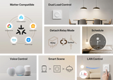 Matter Sonoff Double Smart Wall Switch