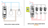 Zigbee NodOn DIN Rail Box for Relay Switches (5 pcs) - NOD_DRB-1-3-00 - Vesternet