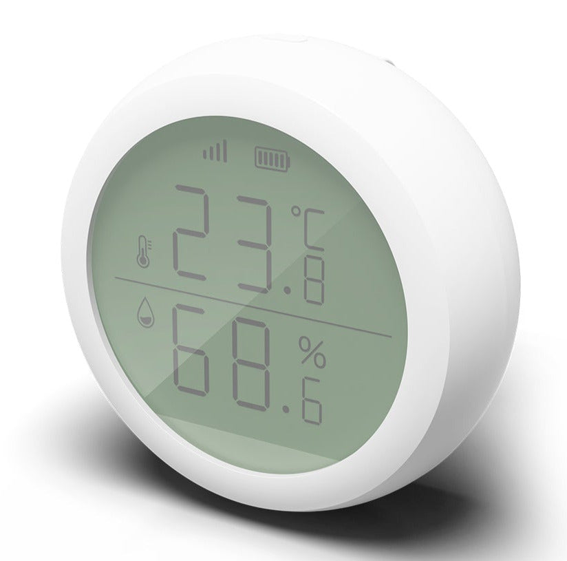 Tuya Zigbee Temperature Humidity Sensor Mini LCD Digital Display Remote  Control Thermometer Hygrometer Smart Home