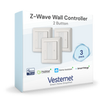 vesternet Z-Wave Vægkontrol - 2 knapper