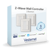 Vesternet Z - Wave Wall Controller - 2 Button - VES - ZW - WAL - 003 - 3PACK - Vesternet