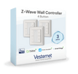 Vesternet Z - Wave Wall Controller - 4 Button - VES - ZW - WAL - 008 - 3PACK - Vesternet