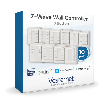 vesternet Z-Wave Kontroler ścienny - 8 przycisków