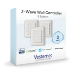 vesternet Z-Wave Controlador de parede - 8 botões