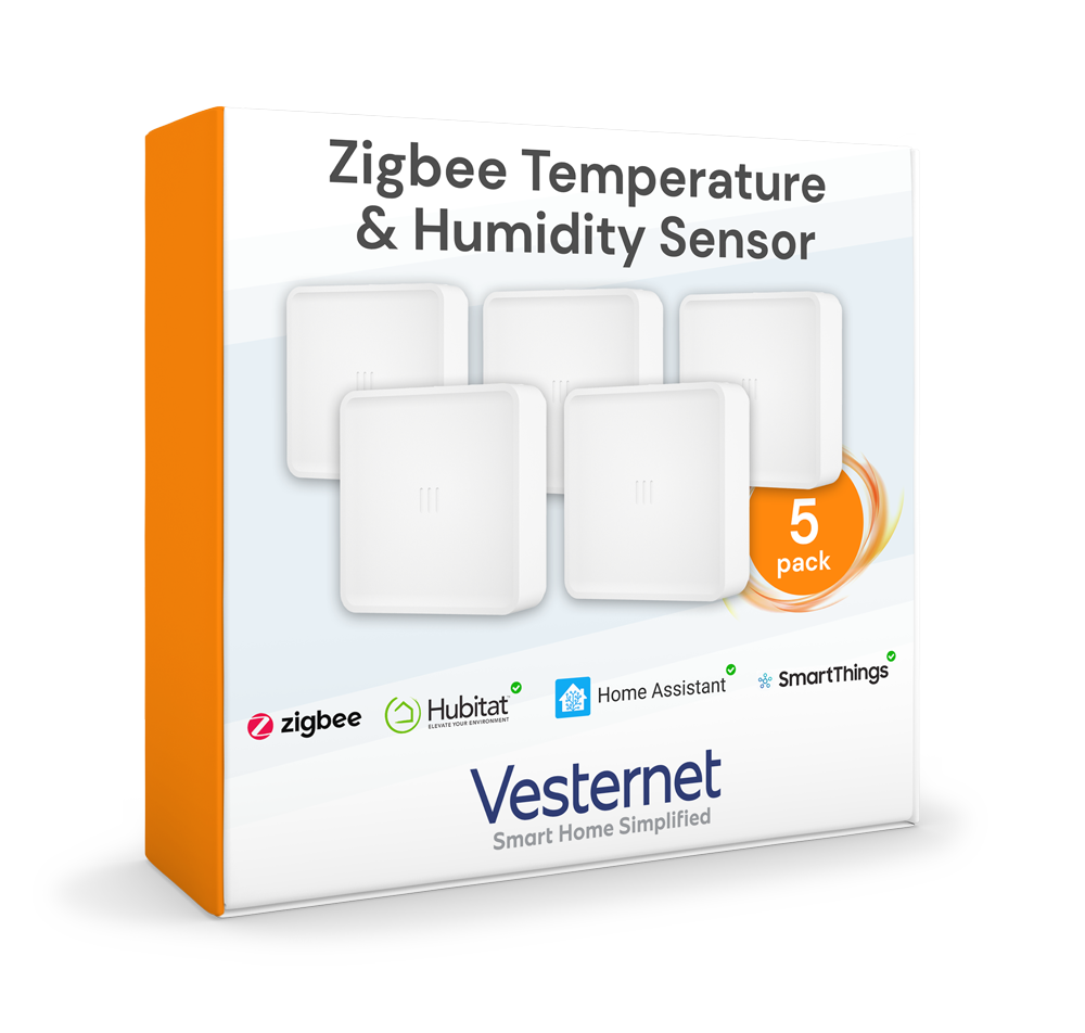 Vesternet Zigbee Sensor de temperatura e humidade