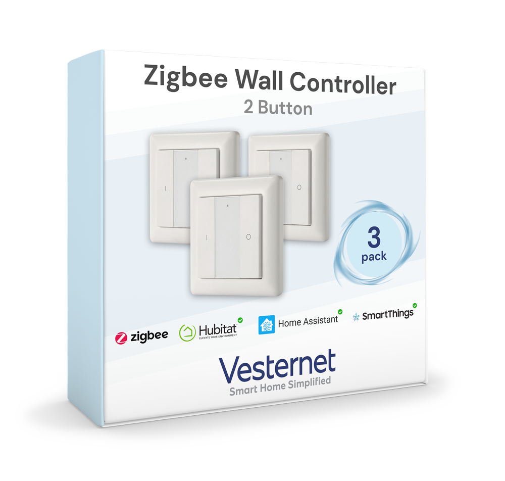 Vesternet Zigbee Wall Controller - 2 Button