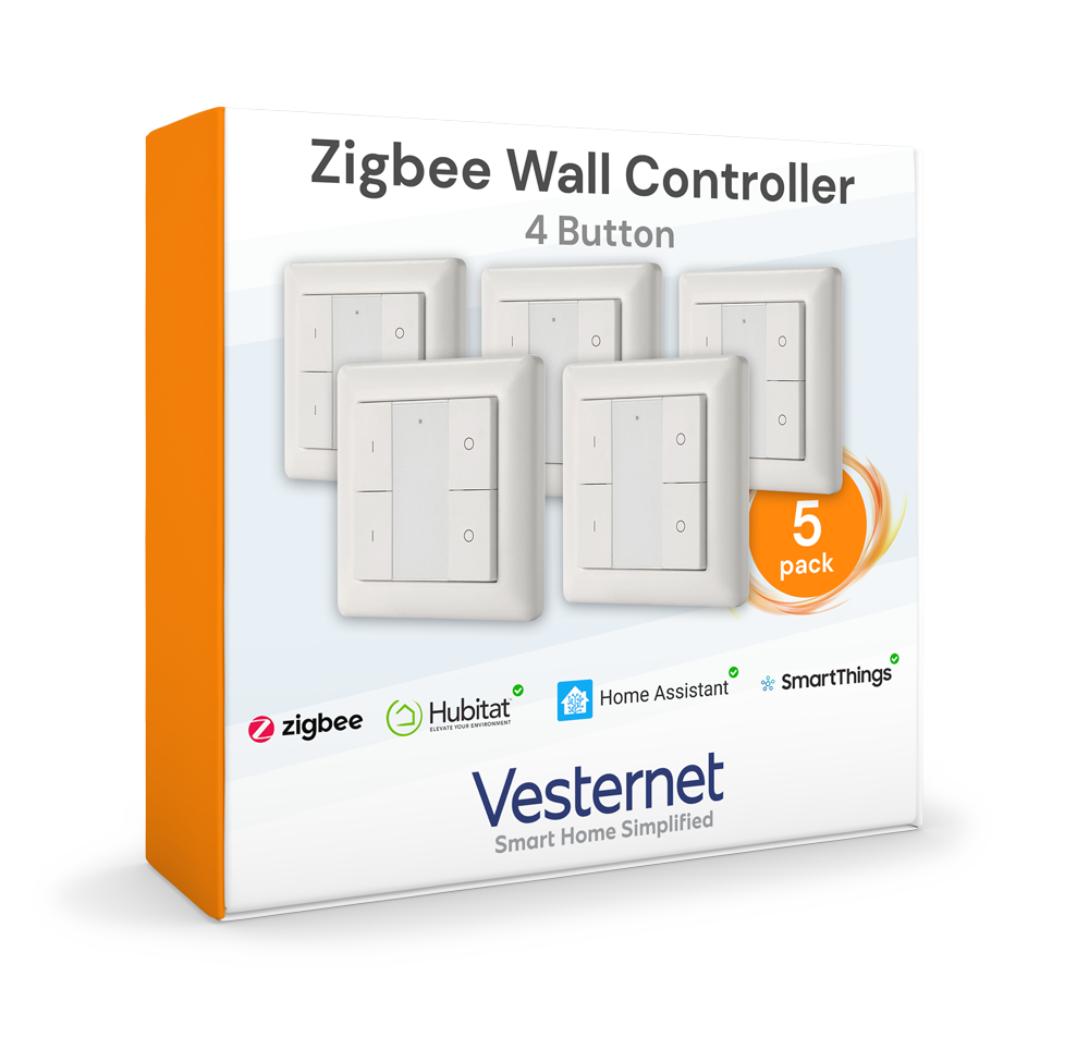 Vesternet Zigbee Wall Controller - 4 Button