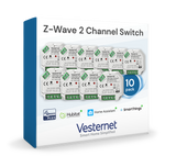 vesternet Z-Wave 2-kanals kontakt
