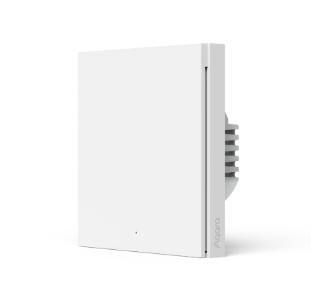 Aqara Smart Wall Switch H1 (with neutral, single rocker) - Vesternet
