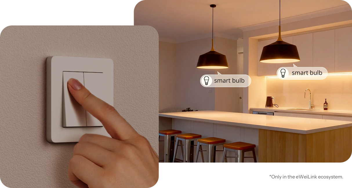 Matter Sonoff DUO 2-Gang Smart Switch