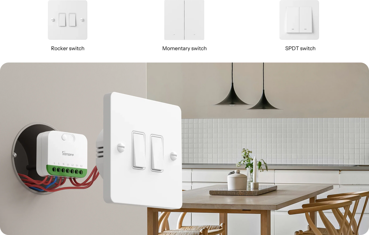 Matter Sonoff DUO 2-Gang Smart Switch