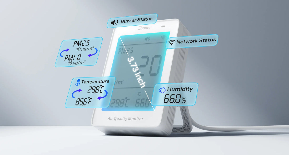 Matter Sonoff AirGuard PM2.5/PM10 Air Quality Monitor