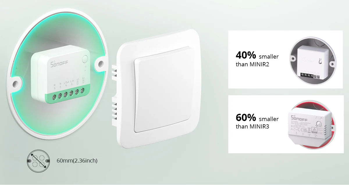 Matter Sonoff MINI Extreme Smart Switch