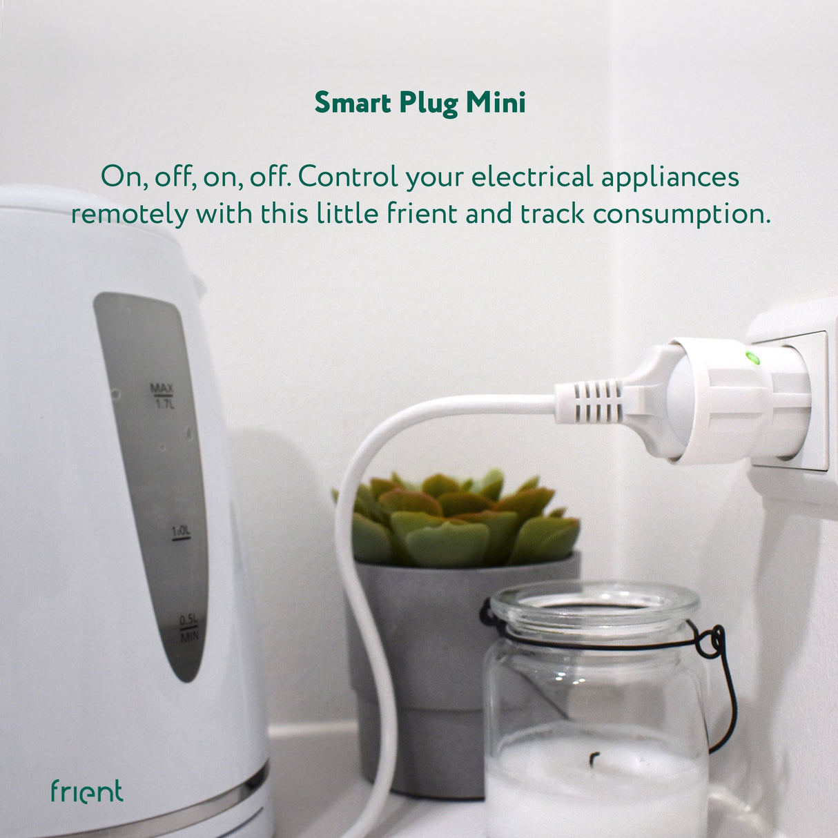 Zigbee Frient Smart Plug Mini 2 - Schuko - FRIZSPLZB - 141 - Vesternet