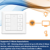 vesternet Z-Wave Vægkontrol - 2 knapper