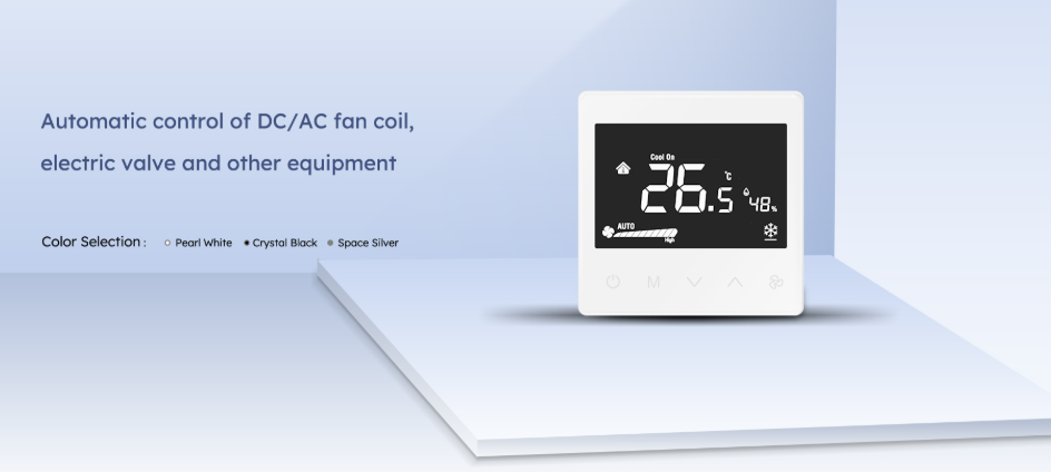 Zigbee MCO Home Fan Coil 4 Pipe Thermostat