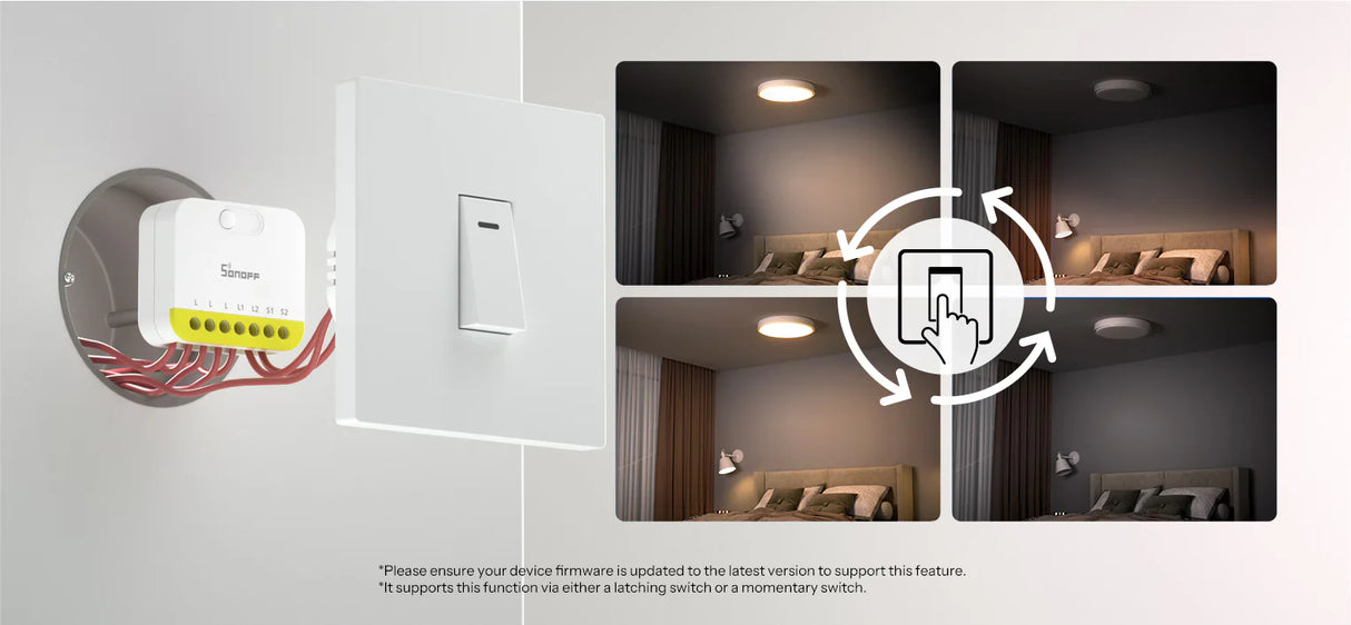 Zigbee Sonoff Mini Duo-L 2-Gang Smart Switch