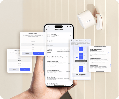 Zigbee Aqara Presence Multi - Sensor FP300 - AQAZPS-S04D - Vesternet