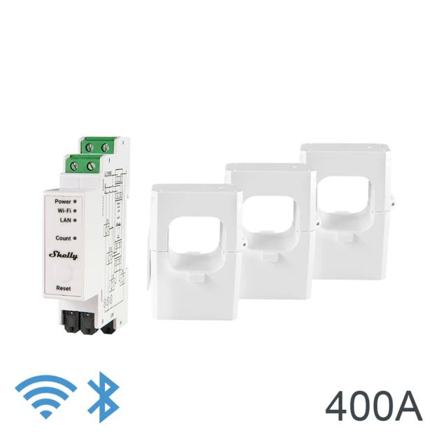 Shelly Pro 3EM 400A - ALRSHELLY3EM400 - Vesternet