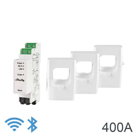 Shelly Pro 3EM 400A - ALRSHELLY3EM400 - Vesternet