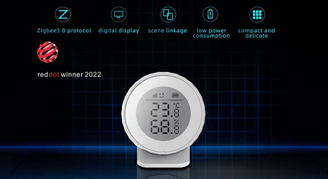 Thread Heiman Temperature and Humidity Sensor - HEI_H1M - Vesternet