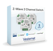 Vesternet Z - Wave 2 Channel Switch - VES - ZW - SWI - 014 - 3PACK - Vesternet