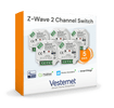 Vesternet Z - Wave 2 Channel Switch - VES - ZW - SWI - 014 - 5PACK - Vesternet