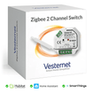 Vesternet Zigbee 2 Channel Switch - VES - ZB - SWI - 015 - Vesternet