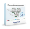 Vesternet Zigbee 2 Channel Switch - VES - ZB - SWI - 015 - 3PACK - Vesternet