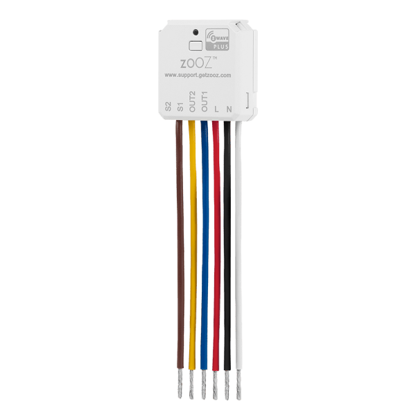 Z - Wave Zooz Double Relay - ZEN52 - Vesternet
