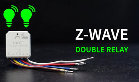 Z - Wave Zooz Double Relay - ZEN52 - Vesternet