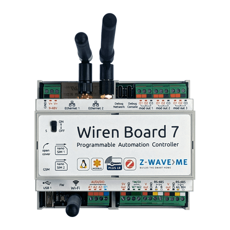 Z - Wave.Me Wiren Board 7 - ZMEEWB7_C2G_ZW_ZB (EU) - Vesternet