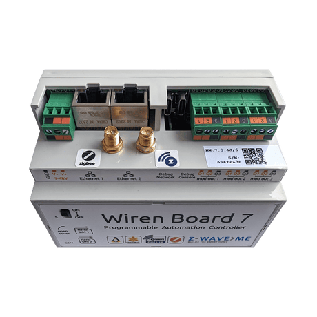 Z - Wave.Me Wiren Board 7 - ZMEEWB7_C2G_ZW_ZB (EU) - Vesternet
