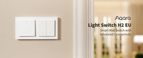 Zigbee Aqara Light Switch H2 (double rocker) - AQAZWS - K08D - Vesternet