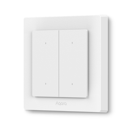 Zigbee Aqara Light Switch H2 (double rocker) - AQAZWS - K08D - Vesternet