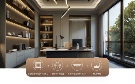 Zigbee Aqara Light Switch H2 (double rocker) - AQAZWS - K08D - Vesternet