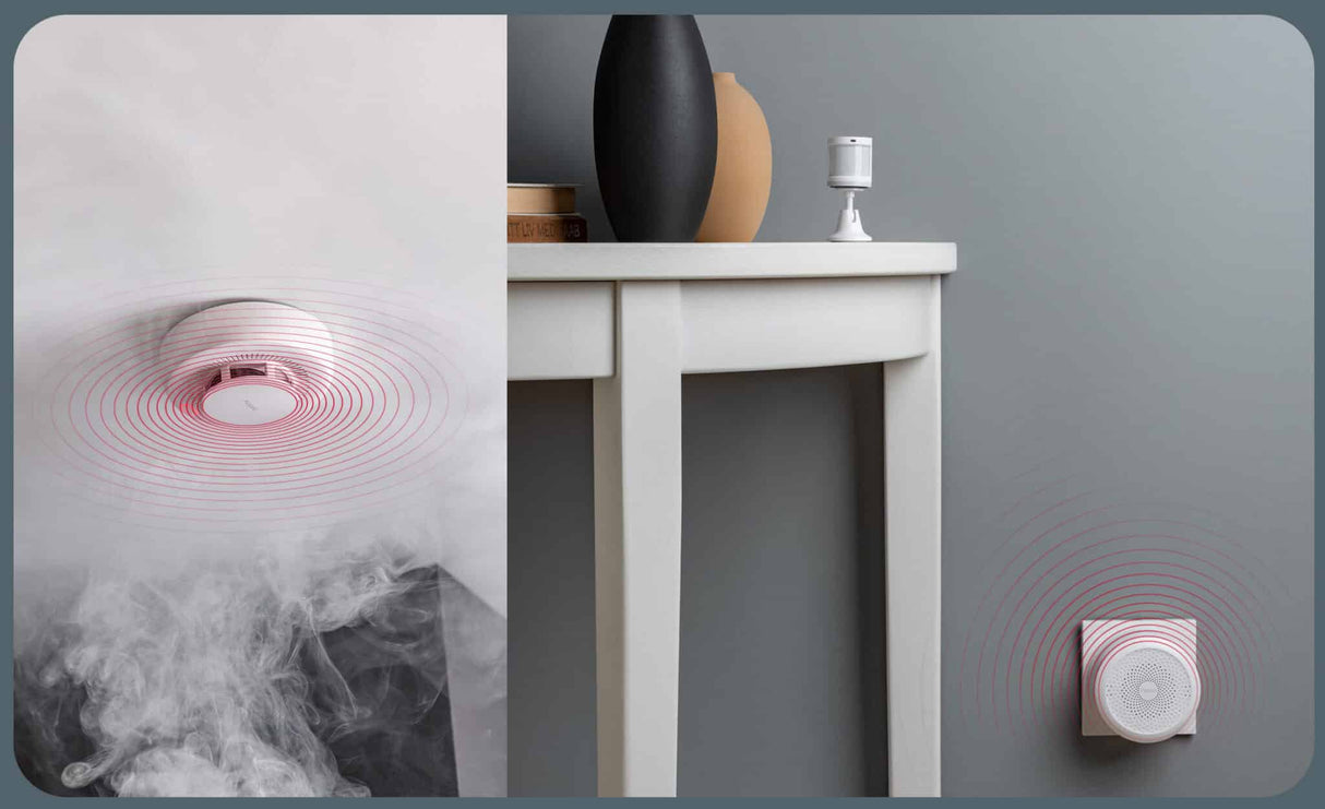 Zigbee Aqara Smoke Detector - AQAZSD - S01D - Vesternet
