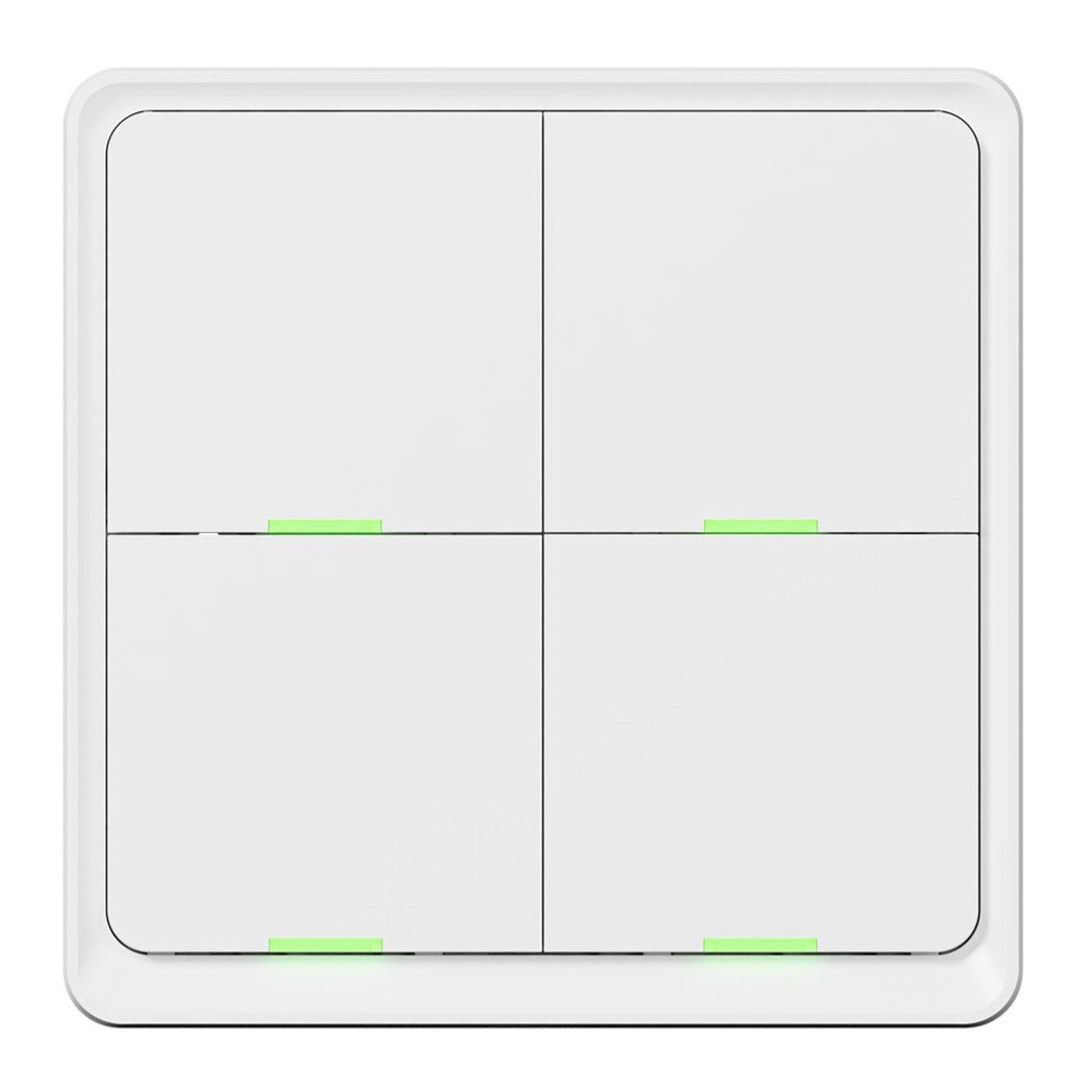 Zigbee Tesla Smart Home Smart Switch Quatro Battery - TSLZSWI - SCENEZG4 - Vesternet