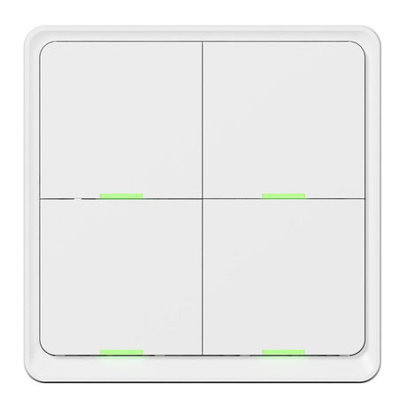 Zigbee Tesla Smart Home Smart Switch Quatro Battery - TSLZSWI - SCENEZG4 - Vesternet