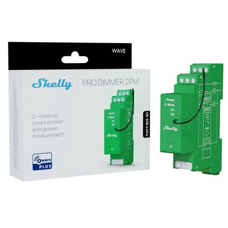 Z‑Wave Shelly Wave Pro Dimmer 2PM - Vesternet