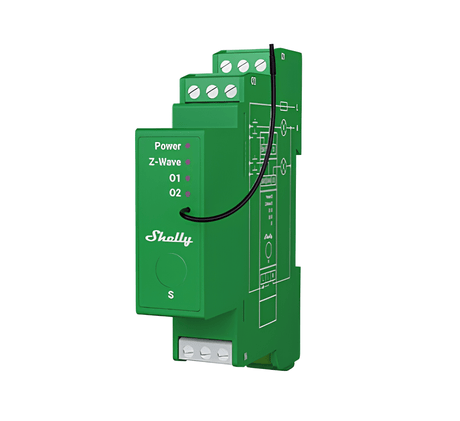 Z‑Wave Shelly Wave Pro Dimmer 2PM - Vesternet