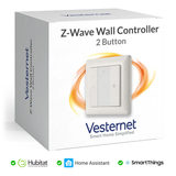 Vesternet Z-Wave Wall Controller - 2 Button